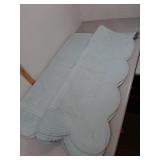 100" x 86" bedspread lt blue