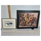 >Framed art by Barbara Mock & Linda Stych