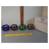 Fifth Avenue Crystal candle holders NIB