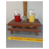 Vtg Tupperware picnic set
