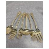 Stainless Japan gold tone silverware