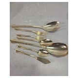 Hampton 213 gold tone silverware