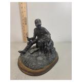Bronze? Statue fishing