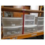 plastic storage drawers