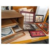 Framed Artwork & empty frames