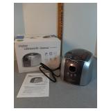 digital ultrasonic cleaner. Powers up