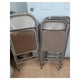 > 6 folding chairs: Samsonite & +