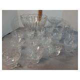 Punch bowl & glasses