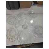 Glass/crystal trays
