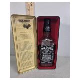 Jack Daniels tin and bottle