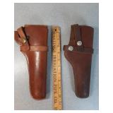 Leather pistol holsters: Hunter