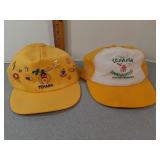Vtg. Shriners Tehama caps and pins