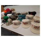 Caps: pheasants forever,  DeKalb, coop & other