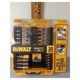 NEW Dewalt 30 pc screwdrivers bit set.
