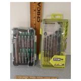 NEW drill  & screwdrivers bit sets