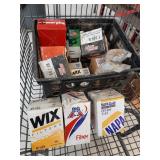Crate w/ oil filters