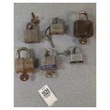 Master & other Padlocks with keys.