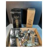 Jack Daniel's empty boxes and containers