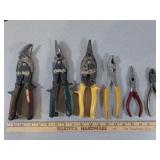Tin Snips, Pliers +