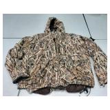 Cabelas Mossy oak shadow grass 3 in 1 camo coat.