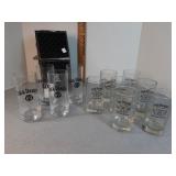 Jack Daniel's cocktail glasses