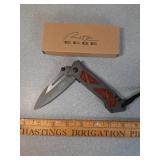 Rite edge folding knife . New