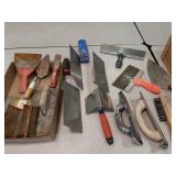 Masonry, drywall tools & wire brush +