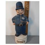 1970s ceramic police officer liquor decanter