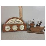 Weather station and duck