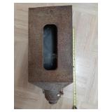 >Vtg metal flour bin