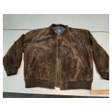 2XL Browning gold leather suede coat. Needs