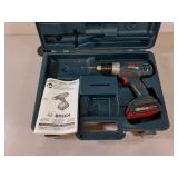 Cordless Drill- 18v Litheon with Case, NO Charger