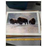 Prints "Winter watch" by Mark Perry 1995  .
