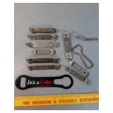 Can / bottle openers: Hamm's, Grain Belt, Storz