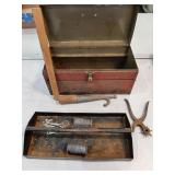 Metal tool box, punch, wire & more