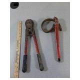 Bolt Cutters & Strap Wrench-Ridge