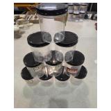 Plastic sample jars