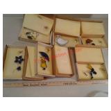 6 Tiffany stained glass window hangings