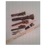 Various pipe wrenches and more