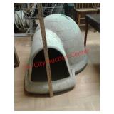 > Indigo igloo dog house