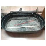 > 4 foot galvanized wash tub