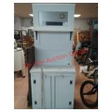 > Homemade vintage door cabinet