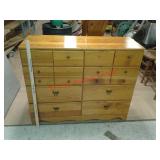 > 10 drawer wood dresser