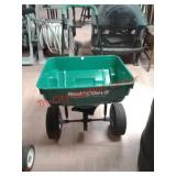 > Like new Red Devil spreader with pneumatic tires