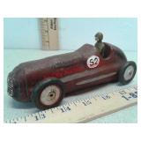 Cast iron number 52 race car toy