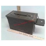 Metal military ammo ammunition can