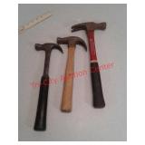 Three claw hammers