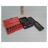 New craftsman Bolt extractor kit, husky bit kit