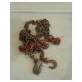 5/16 by 10 1/2 foot double hook chain