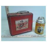 Vintage Hopalong Cassidy metal lunch box and